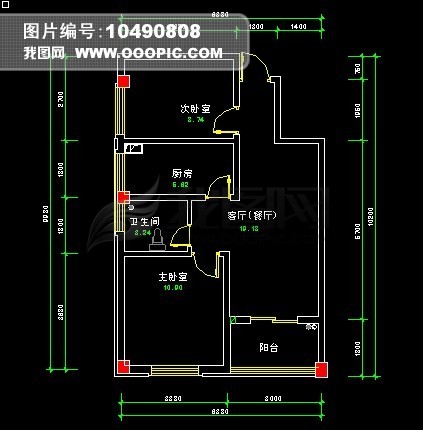 室內平面圖模板下載(圖片編號:10490808)