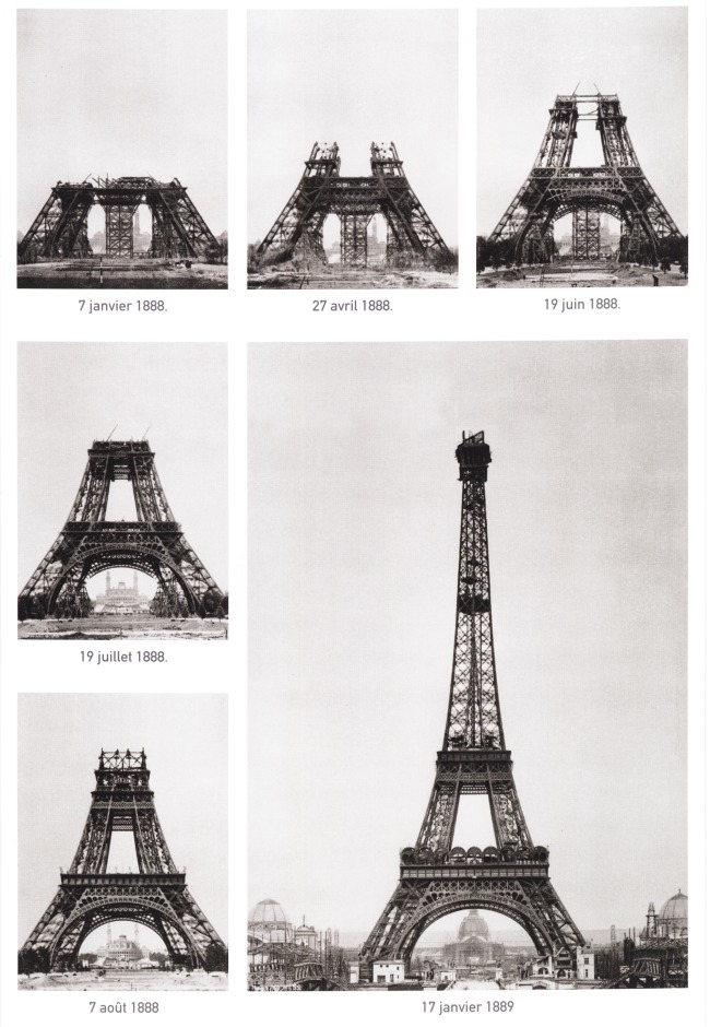 艾菲尔铁塔结构图片