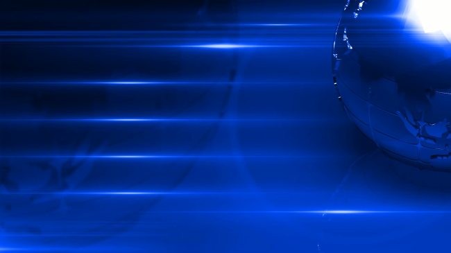 三维地球网格连线新闻背景视频