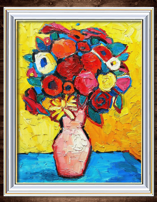 【jpg】装饰花卉油画