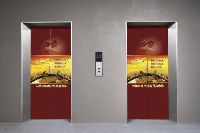 英诺电梯门广告媒体
