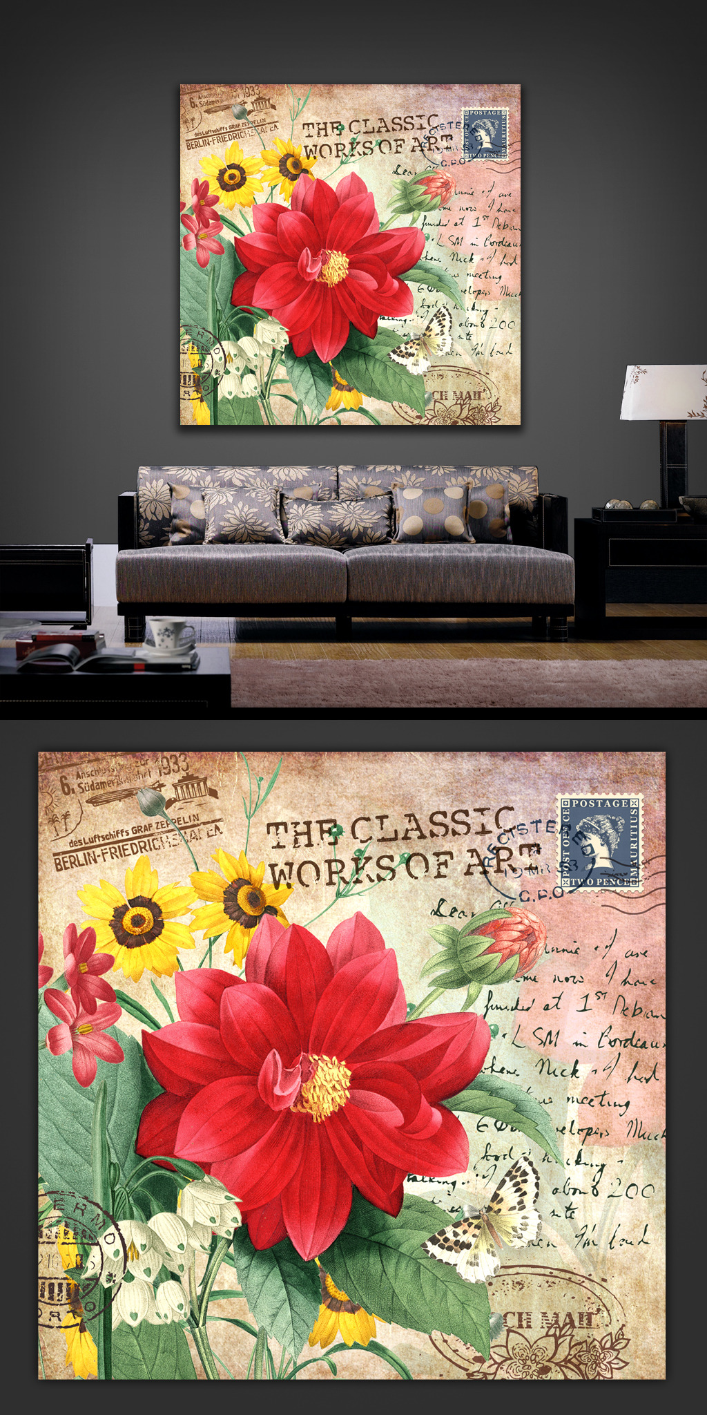 欧洲复古无框画素材模板下载(图片编号:11922420)_装饰画_装饰画|无框