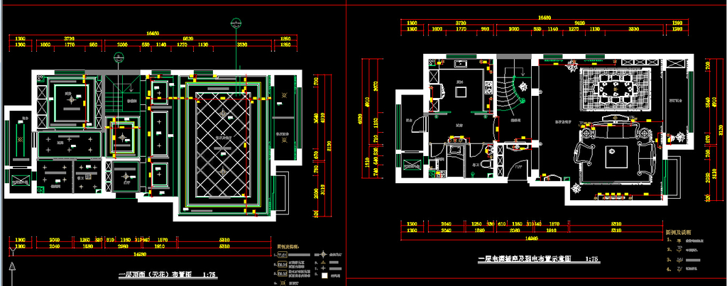 dwg) 家居原始結構圖 拆改牆新建牆佈置圖 傢俱1024_403