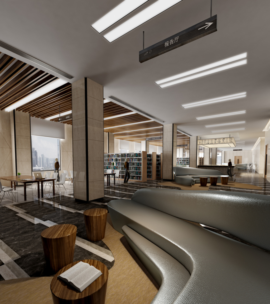 3dmax素材现代风格大厅设计