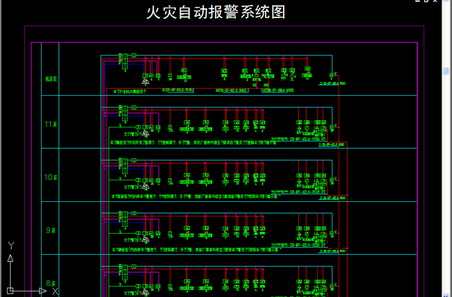 弱電消防系統及廣播設計說明及系統圖