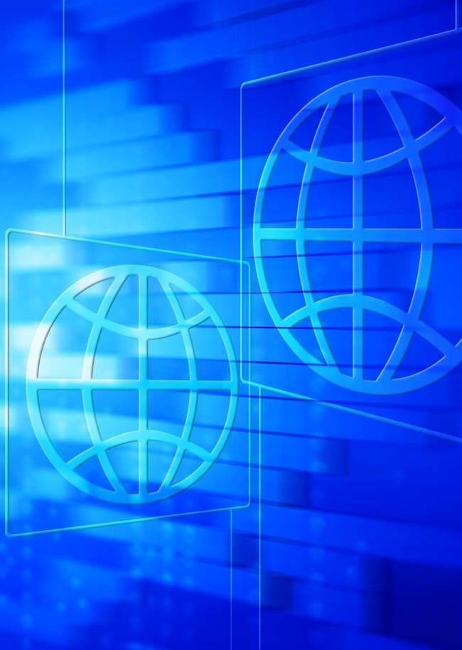 地球通讯科技创意未来世界背景