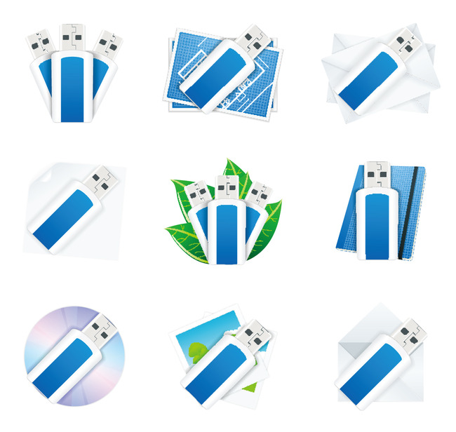 u盘图标 网页图标网站图标小图标小标志图标 logo 标志 vi icon 标识