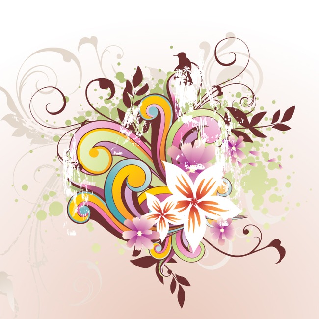 (ai)插画矢量图模板下载(图片编号:13663686)_花纹背景_花纹图案设计